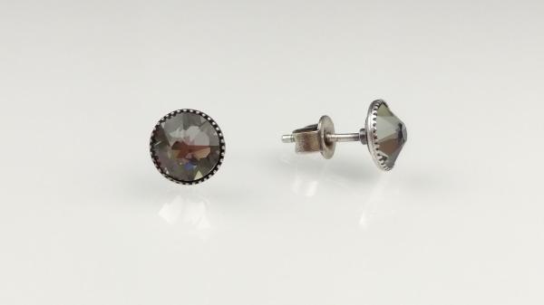 Grey Black Diamond - Black Jack Ohrstecker